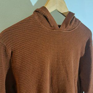 Banana Republic Men's Large Utility Textured Pullover Sweater Hoodie